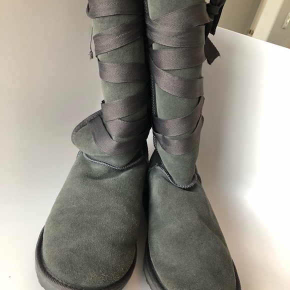 EMU wool boots Grey Suede size 9US - Picture 2 of 6